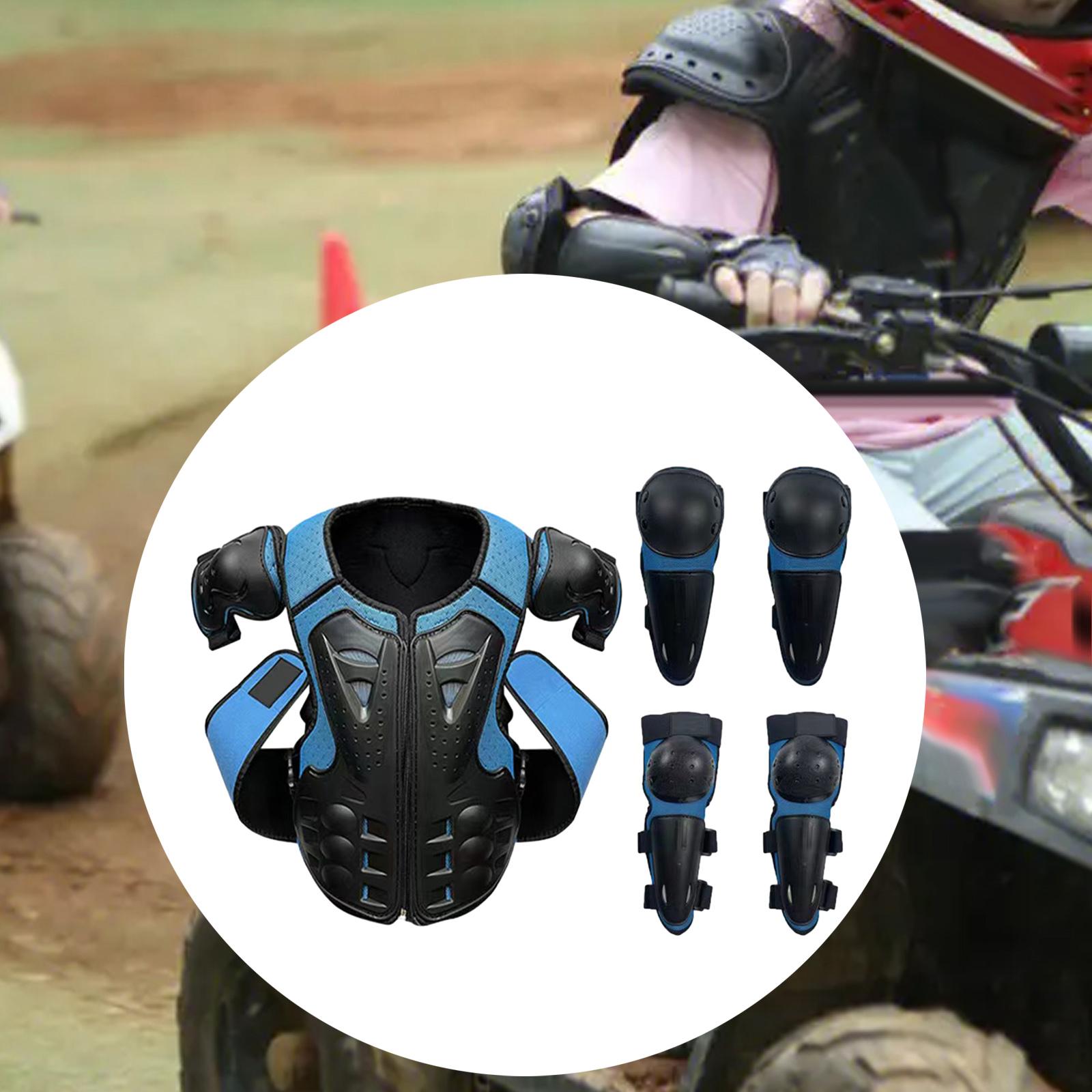 Mountain Biking Protective Gear - Traje de Proteção para Motocicleta Infantil,