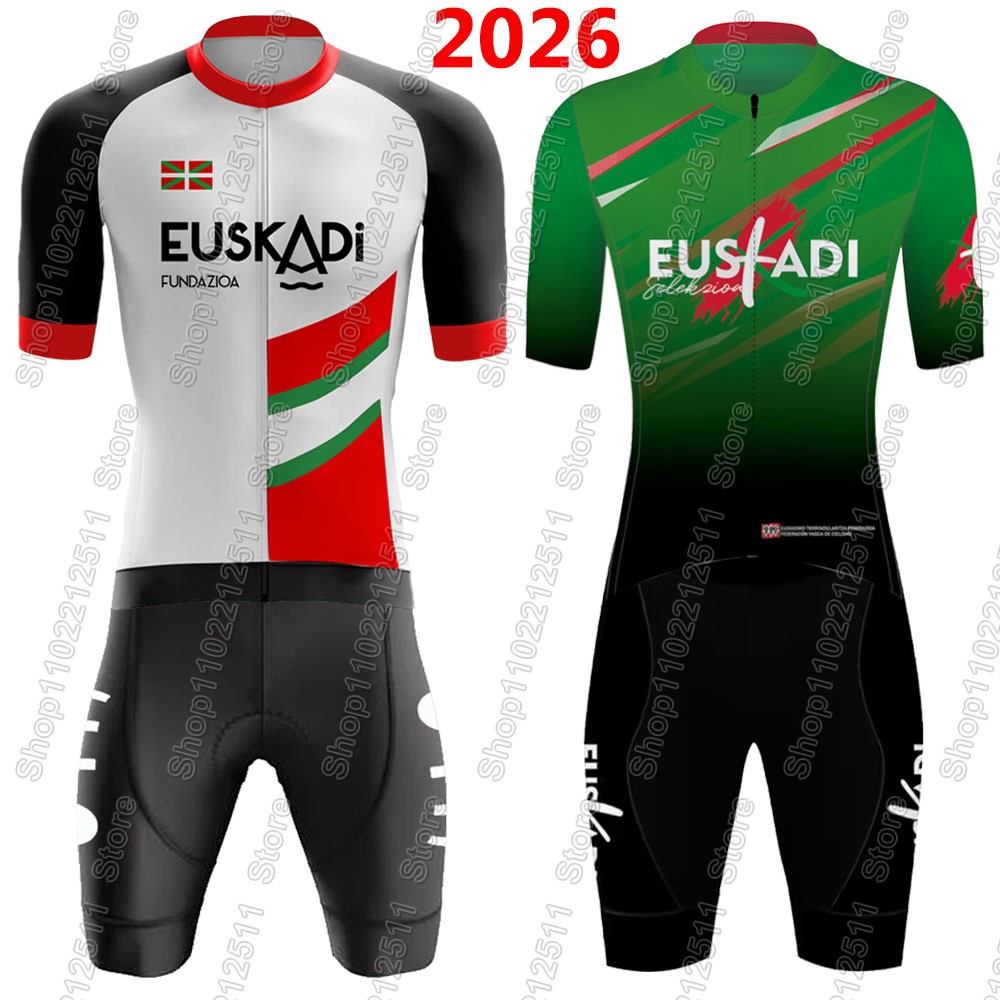 Mountain Biking Wallpaper - Conjunto de Ciclismo Euskadi Team 2026: