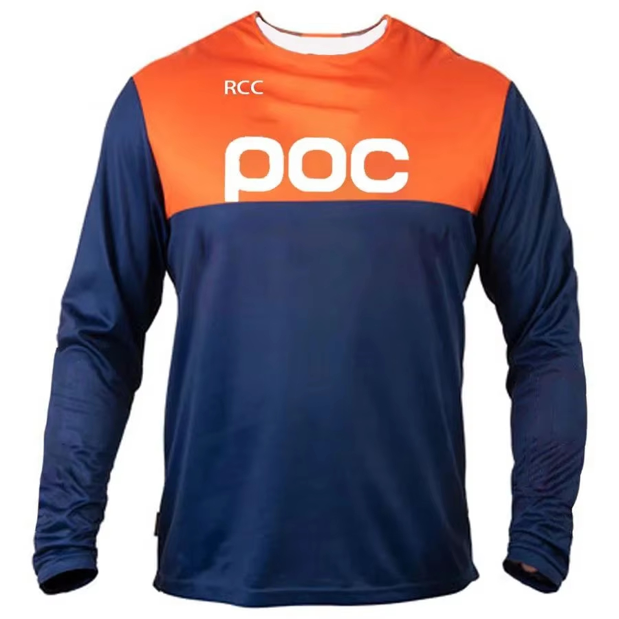 Mountain Biking Downhill - Camisa de Ciclismo de Manga Longa
