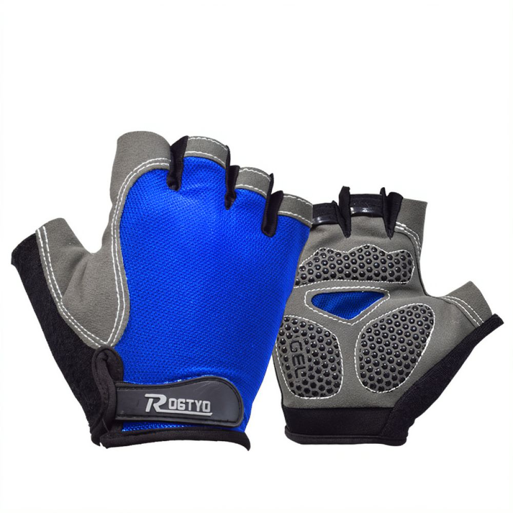 Mountain Biking Protective Gear - Luvas de ciclismo sem dedos, resistentes