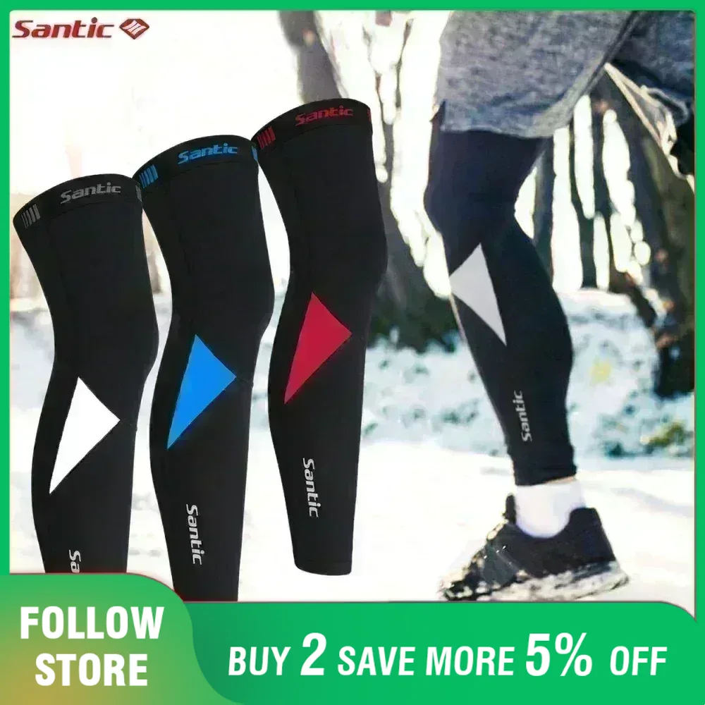 Mountain Biking Protective Gear - Aquecedores de Pernas de Velo Santico-Térmico