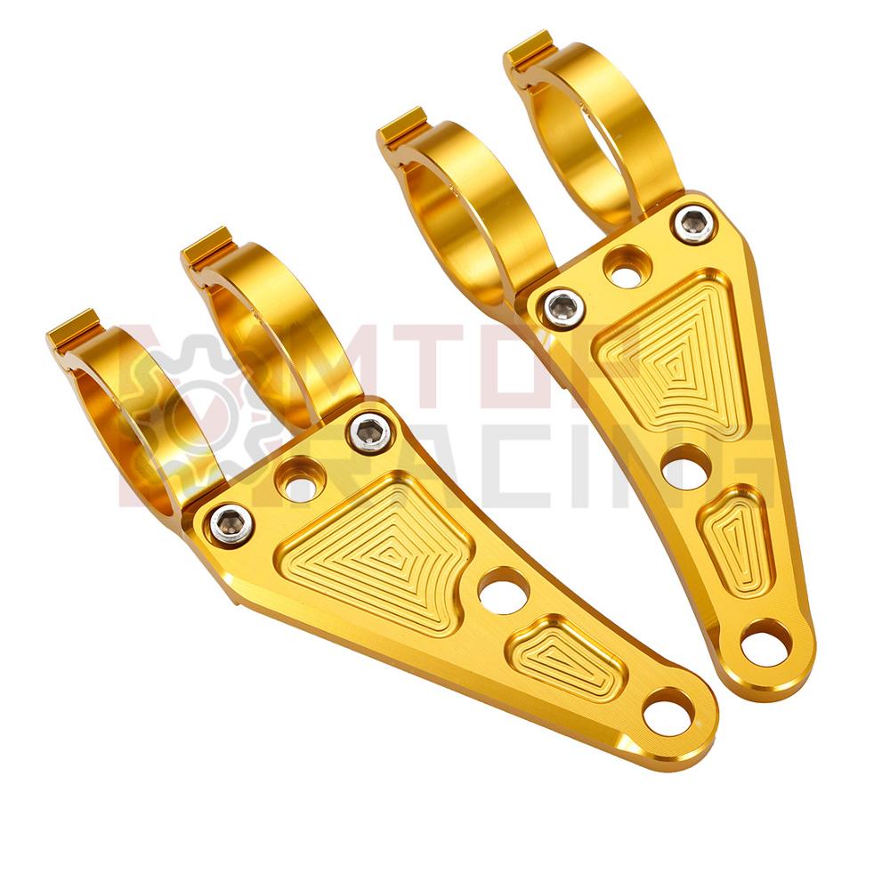 Mountain Biking Denver - Motocicleta CNC Headlight Mount Bracket, Fork