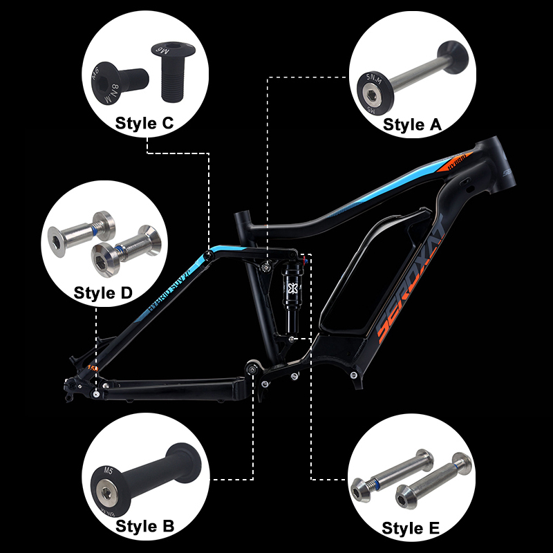 Parafusos para quadro de bicic - Mountain Biking History avaliação e preço