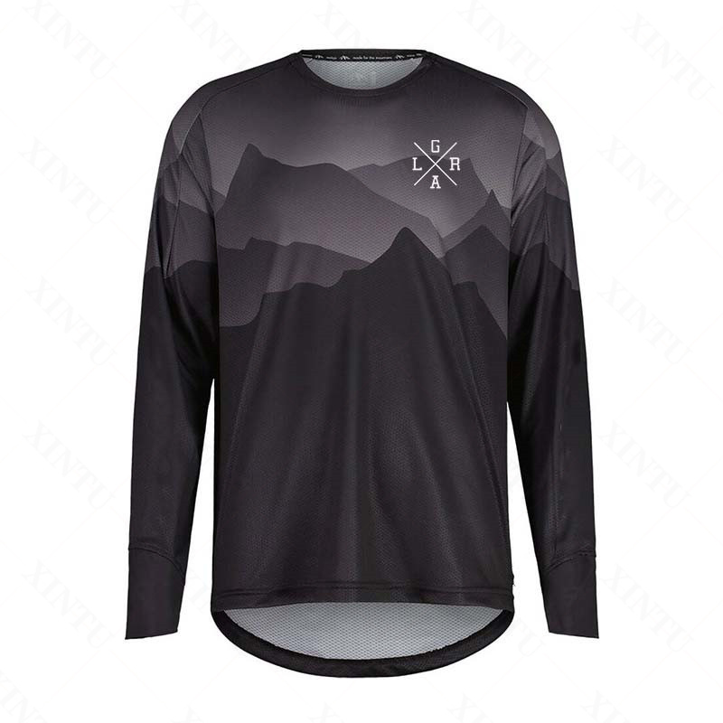 Camiseta Masculina de Ciclismo - Mountain Biking Wallpaper avaliação e preço