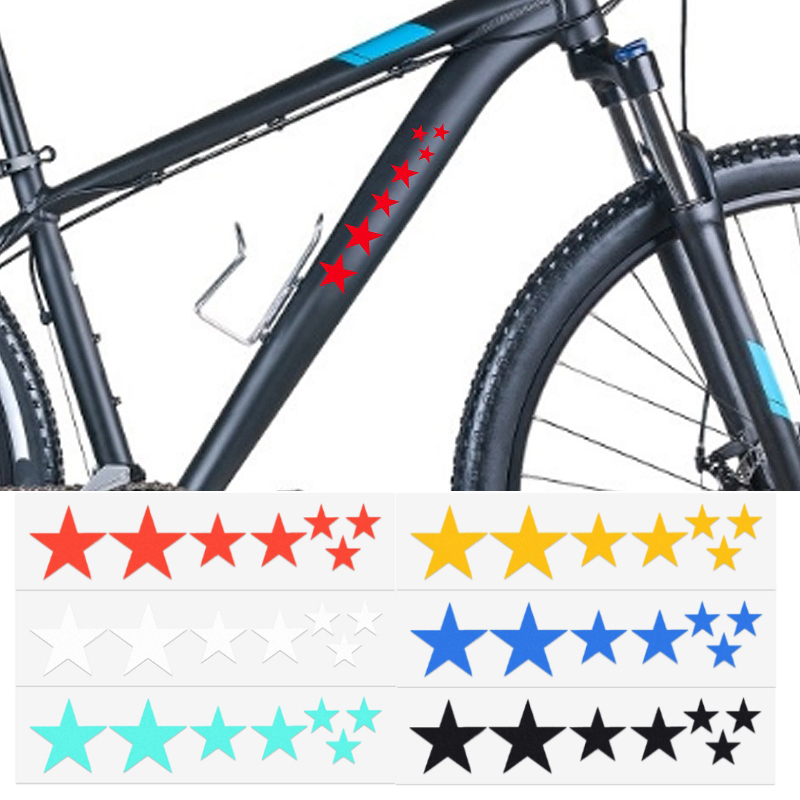 1 folhas de adesivos refletivo - Mountain Biking History avaliação e preço