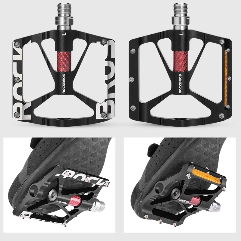 Pedais de Bicicleta ROCKBROS c - Pedal Platform Flat avaliação e preço