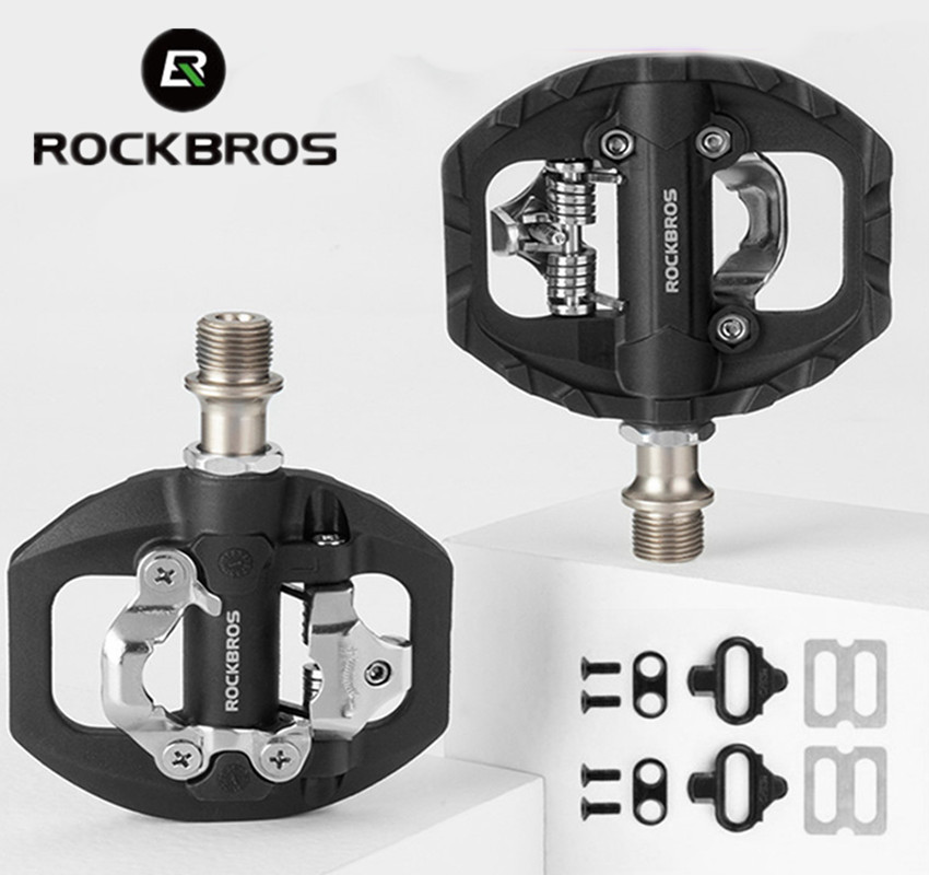 Rockbros pedal de bloqueio de  - Pedal Platform Flat avaliação e preço