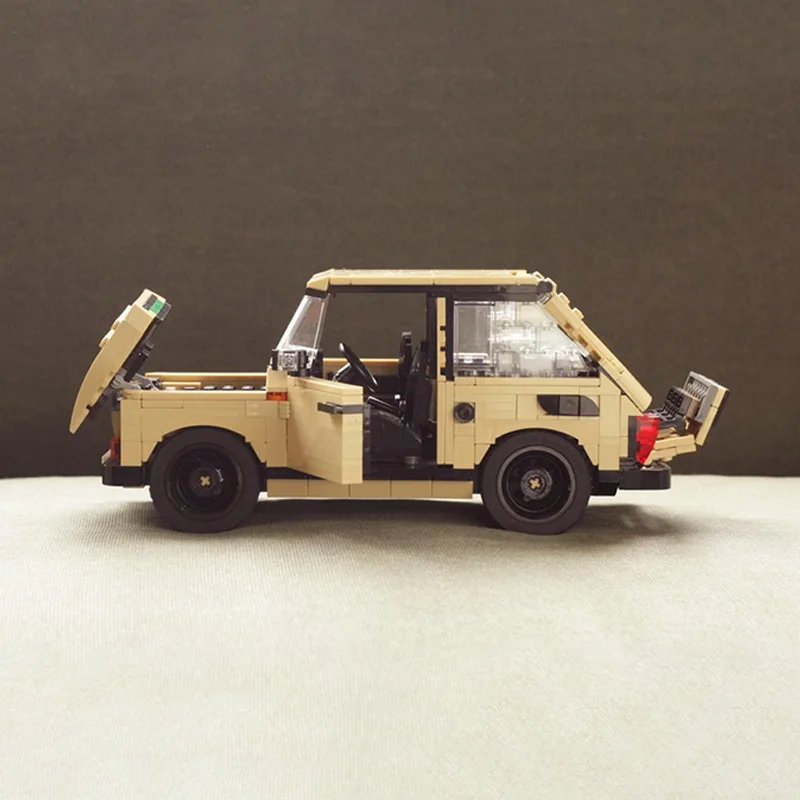 705 Peças Moc Polski Fiat 126p - Victor Racket Jetspeed avaliação e preço