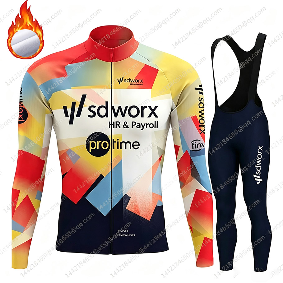 SD Worx 2026 Team-Thermal Flee - Mountain Biking Jacket avaliação e preço
