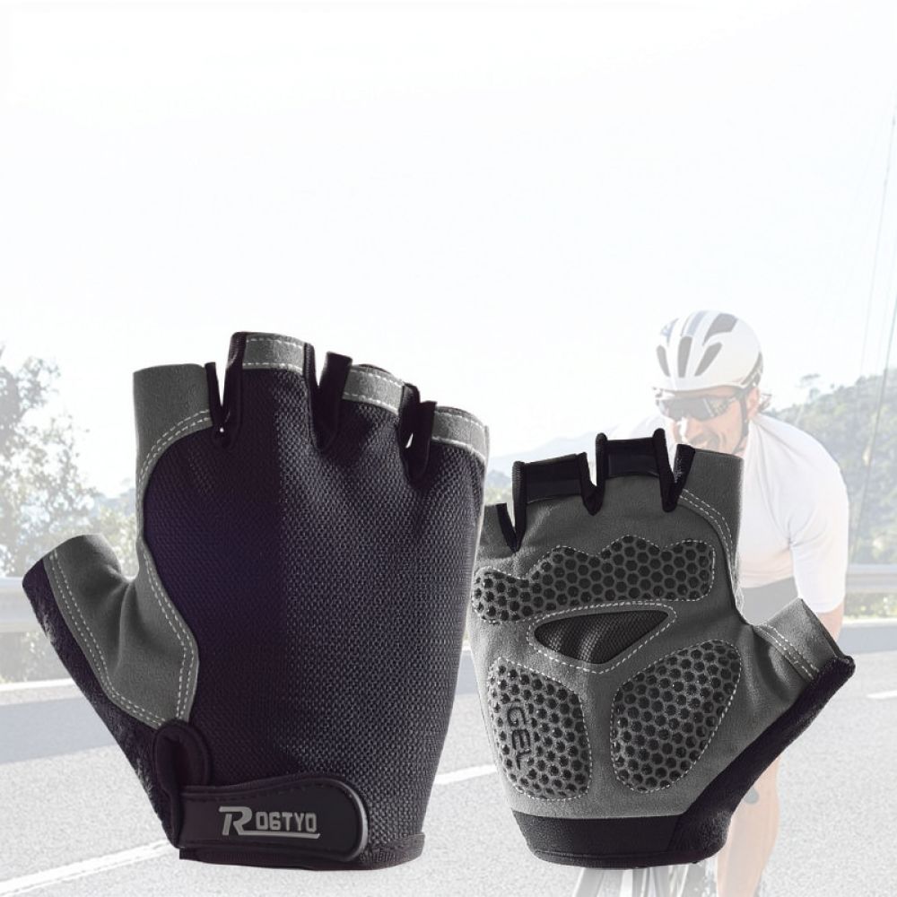 Luvas de ciclismo sem dedos, r - Mountain Biking Protective Gear avaliação e preço