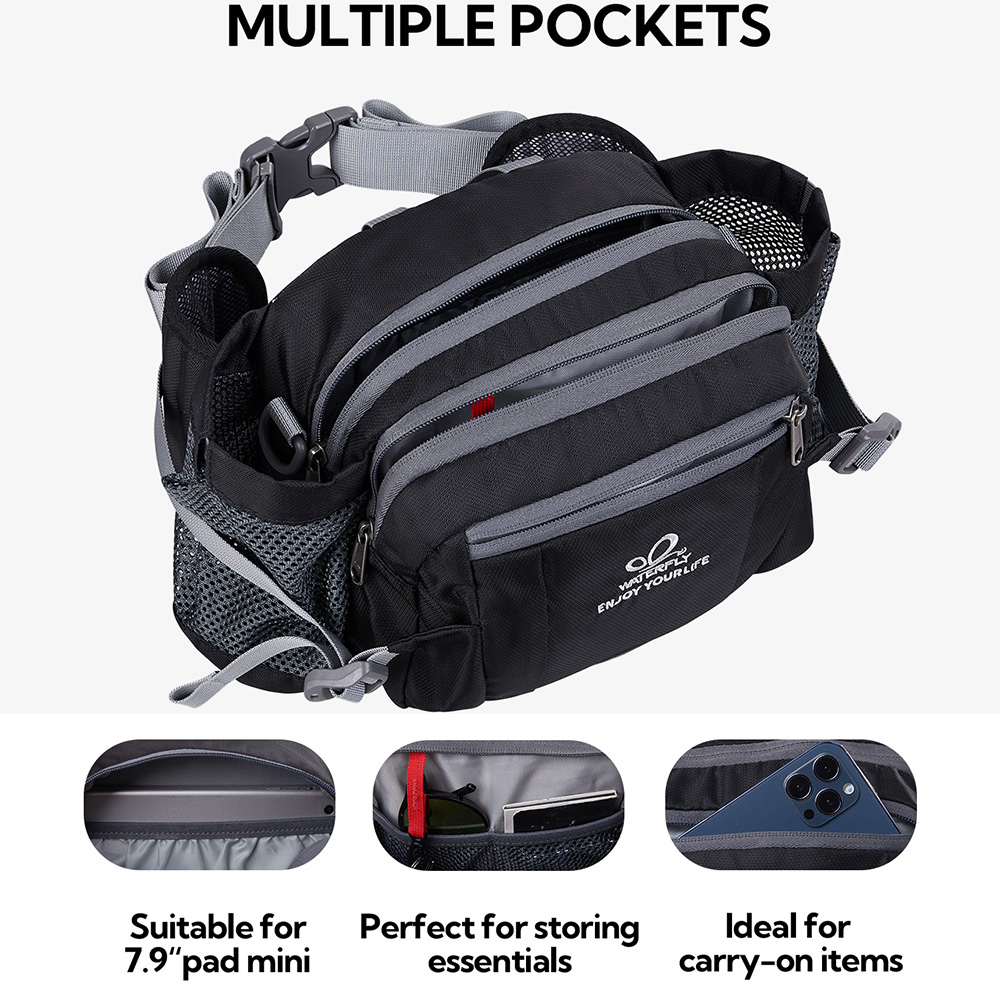 Waterfly fanny pacote cintura  - Mountain Biking Hip Pack avaliação e preço