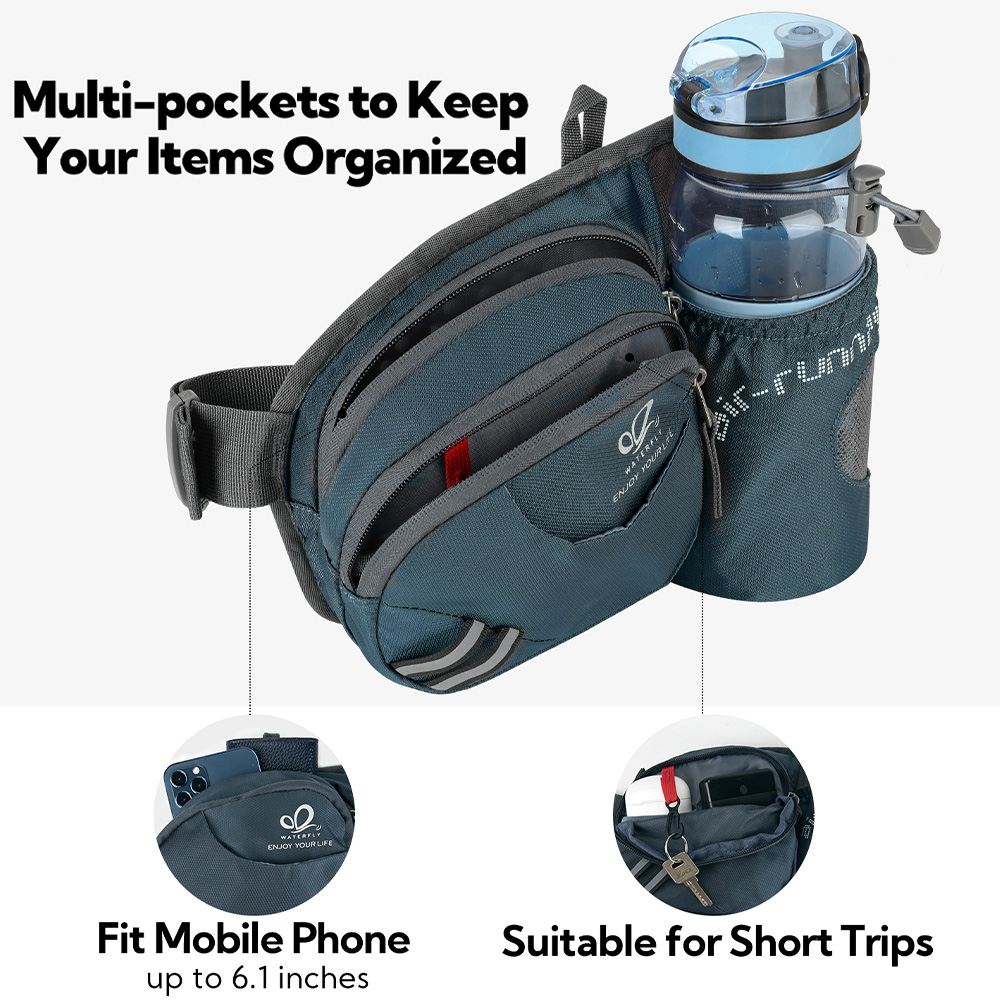 Waterfly fanny pacote cintura  - Mountain Biking Hip Pack avaliação e preço